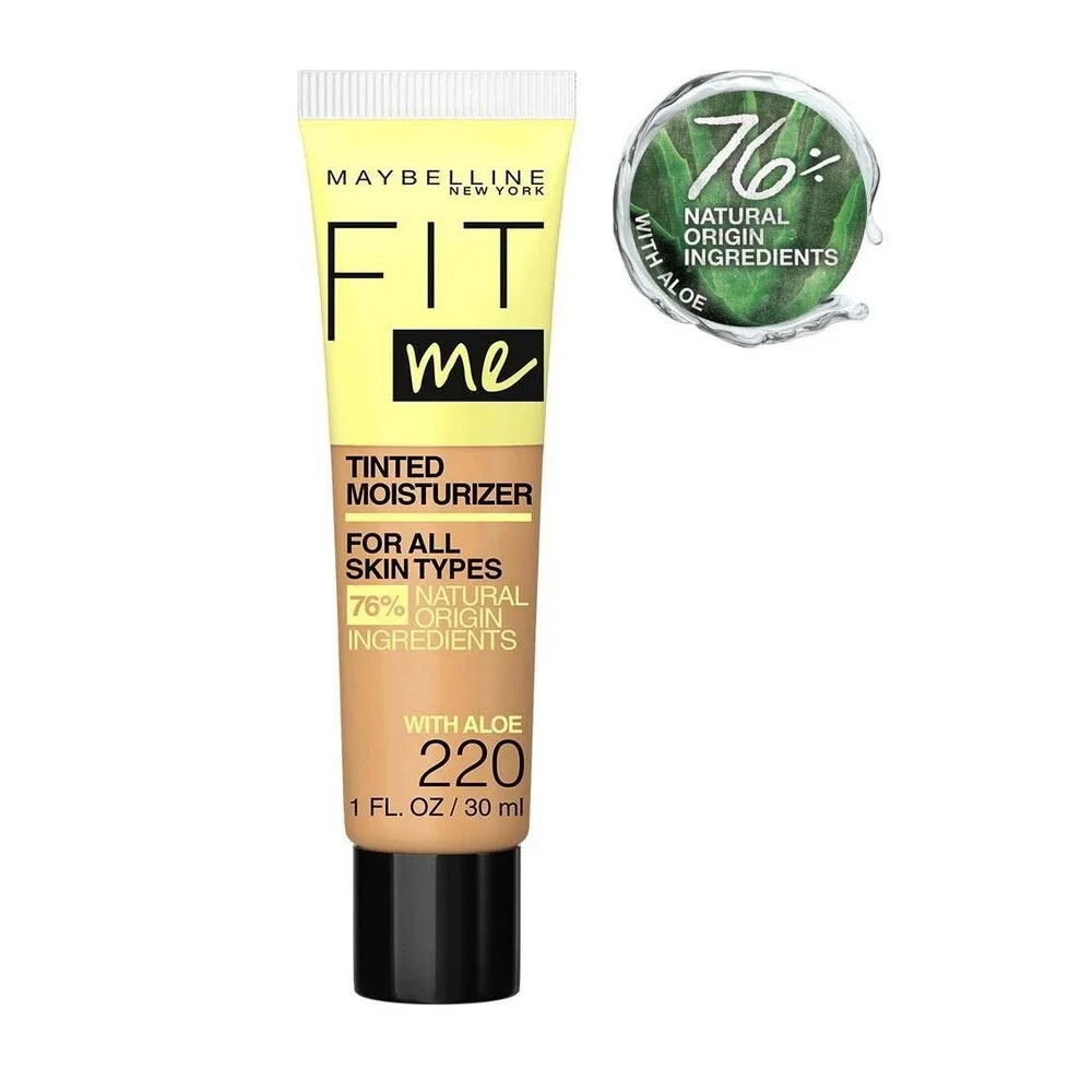 Maybelline Fit Me Tinted Moisturizer Aloe Natural Buildable Coverage Clean EWG